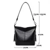 Sacs à bandoulière en cuir souple pour femmes sacs à main de luxe sac à bandoulière décontracté fourre-tout design bolsa feminina 240124