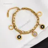 designer jewelry bracelet Women New Designer Luxury Famous Brand Jewelry Gold Stainless Steel Jewellery Roman Numeral Bracelet Bague Female Charm Femme Bangles