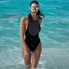 Paris Designer Damen einteiliger Badeanzug Diamant-verkrustet High-End Monokini Luxury Bikini Set Modemarke Beach Wear Badekleidung 2024 Sexy Bodysuits XL mit Tags