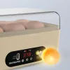 Acessórios 6 ovos incubadora automática de ovos máquina de incubação de aves mini criador de controle de temperatura de giro para frango pássaros pato ganso