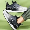 Novos 2025 itens botão giratório esportes sapatos de lazer sapatos masculinos tênis de corrida luminosos moda masculina sapatos esportivos sapatos casuais, casal branco preto com caixa