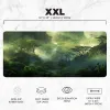 Pads Fantasy Forest Green Landscape Tree Mouse Pad Gaming XL Custom Home Mousepad XXL Клавиатура коврик