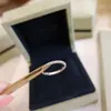 2024 Designer Ring Luxury Designer Rings For Women Four Leaf Clover Cleef Kaleidoscope Ring 18K Gold Silver Diamond Nail Ring Valentine Party Wedding Partihandel