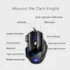 Mice X7 Colorful Breathing Light Electric Competition Eating Chicken Game Mouse 7 Keys Computer Wired Gaming Mouse For PC Laptop