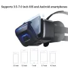 Enheter VR Shinecon Viar 3D Virtual Reality Glasses Devices Hjälmlinser Goggles Smart för smartphone -telefon mobilmobil med controller