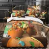 Сета New Grizzy и Lemmings Bedding Set Set Single Twin Full Queen King Size See Sele Set Set Aldult Kid Sleedcover Sets 3D аниме -кровать