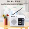 Радио Retekess TR606 Радио FM AM Радио Кассетное воспроизведение Портативные радиоприемники FM AM Запись 3,5 мм Наушники Разъем для микрофона 2 Способ питания