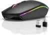 Mice 2.4G wireless charging mouse rainbow backlit computer mouse