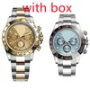 Montre de Luxe Premium Factory Quartz Watch for Mens Automatic Machine Watchs Colorful Watch Rubber STAR