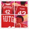 Geo Baker Ron Harper Jr. Jersey 30 Logan Stephens 13 Antwone Woolfolk Caleb McConnell Rutgers Scarlet Knights Basketball Jerseys Custom Ed Mens Youth