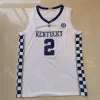 Kentucky Wildcats basketbalshirt NCAA College Antonio Reeves Rob Dillingham Tre Mitchell D.J.Wagner Reed Sheppard Justin Edwards Thiero Bradshaw Tshiebwe