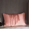 Natural Mulberry Silk Pillow Case 50x70 65x65 100% Real Protect Skin Pudowcase Anpassade sängkläder Fall 240223