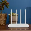 التحكم في Xiaomi Mi Router 4A Gigabit الإصدار 2.4 جيجا هرتز 5 جيجا هرتز WiFi 1167Mbps WiFi مكرر 128 ميجابايت DDR3 ربح عالية 4 هوائيات موسع الشبكة