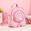 Schultaschen 2024 Lollipop Kreative Doppelte Schulter Zurück Ausländisches Mädchen Reisen Kinder Kindergarten Kleine Schultasche Prinzessin Baby Cartoon