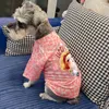 Designer roupas para cães de algodão vestuário para cães camisas de cachorro menina menino engraçado impresso camisas de cachorro verão macio roupas de cachorro respirável animais de estimação camisetas coelho criança padrão a637