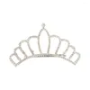 مقاطع الشعر Cosplay Pros Associory Wedding Comply Comb Combing Rhinestone Hairpin Crystal Crowns Princess Tiaras