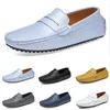 Anzugschuhe Frühling Herbst Sommer grau braun weiß Herren Low Top atmungsaktive weiche Sohle Schuhe flache Sohle Herren GAI-3