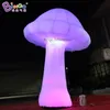 6mH (20ft) with blower Customized simulation plants inflatable mushroom with lights toys sports inflation artificial fungus for party event decoration