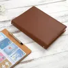 Fashion PU Leather Business Card Holder Book 360 / 480 / 1000 Business Card Organizer Binder ID Credit Card Book 240229