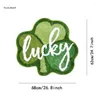 Tapijten Patricks Day Veranda Tapijten Welkom Mat Lucky Clovers Deur Woondecoraties 11UA