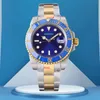 New Top Cerâmica Bezel Moda Relógios Automático 2813 Movimento Blue Sapphire Watch Mens Mecânica Aço Inoxidável Mans Watch Designer Relógios de Pulso AAA Relógios