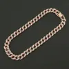 ROLALEII HIP HIP HIP TENNIS BLING FASHION CHAINS JEWELRY MENS GOLD SILVER MIAMIキューバリンクチェーンネックレスダイヤモンドクリスタルアイスアウト女性ネックレスギフト