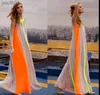 Basic Casual Dresses Fahion Chiffon Bright Color Patchwork Casual Dresses Sleeveless Sundress Long Dress Cheap Maxi Dresses 240302