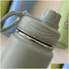 Bicchieri da 710 ml Tazza di acqua insata Bottiglie per sport Bottiglie in acciaio inossidabile Puro vuoto portatile a tenuta esterna 231221 Consegna a goccia Hom Dhbap