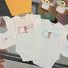 Monos de marca para recién nacidos, ropa de diseñador para niños pequeños, talla 59-90, traje para gatear para bebés, mono y bufanda de algodón para bebés 24 de febrero de 2020