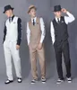 Popping Street Dance prestatie pak mannen Hip Hop pak vergrendeling vest machine dans Kleding street dance Podiumpakken Vest broek 4352788