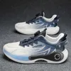 Grube podeszwy butów sportowych biegania trampki swobodny wszechstronny sportowcy sportowcy wygodne buty do chodzenia niebieskie szary czarny