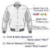 Wholesale Men's And Women's Custom Chain Chenille Patch Bomber Outdoor Winter Baseball Jackets 74