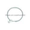 Qualquer coração em forma de cruz chave 925 esterlina sier colar pulseira mulher jóias elegante simples memorial dia casamento entrega entrega dhm0w