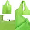 ショッピングバッグバッグポータブル折りたたみ可能なスーパーマーケットショップユニバーサル防水ソリッドカラーショルダーハンドバッグ再利用可能なポーチ