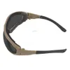 Тактические очки для уличной стрельбы, пуленепробиваемые солнцезащитные очки, ветрозащитные, пылезащитные, для езды на мотоцикле, альпинистские очки 240223