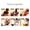 Outils Filtre à café réutilisable pour Illy Y3.2 Tasse de dosette de capsule de café rechargeable en acier inoxydable avec couvercle de capsule en silicone pour Illy