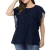 Blusas femininas mulheres top bonito plus size o pescoço senhora blusa macia verão cor combinando camisa vestuário