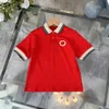Tute classiche tracce di t-shirt set per bambini abiti firmati tagliale 90-150 cm joyful rossa polo per bambini e lettere pantaloncini stampati 24feb20