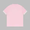 T-shirt Plus da uomo Polo Girocollo ricamato e stampato abbigliamento estivo in stile polare con puro cotone da strada 73fY655