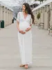 Robes Robe de maternité vêtements de grossesse femmes enceintes dame robes élégantes accessoires de photographie dentelle fête robe de soirée formelle
