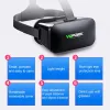 Geräte 4K-Panoramaspiel VR-Brille Virtual Reality für Smartphone Smartphone Headset Brille Fernglas Videospiel Wirth-Objektiv