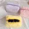 Aspect élevé doux de grande capacité de Macaron de sac de maquillage de peluche de boîtes de rangement