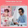 Onikuma K9 – casque de jeu avec oreilles de chat, son Surround 7.1, mignon, filaire, adapté pour PS4/XBOX/PC