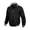 Golf hommes veste fermeture éclair décontracté rue Hip Hop mince Bomber vêtements grande taille M4XL 240228