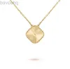 Necklaces Four Pendant Leaf Clover Necklace Designer Jewelry 18 styles Heart Gold Silver Rose Plated Link Chain White Green Red lucky flower mother of pearl 240302