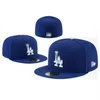 جميع فريق More Casquette Baseball Hats مجهزة قبعة تطريز الشمس مغلقة بيني ذروة مسطحة للرجال نساء كامل المغلقة الحجم 7-8