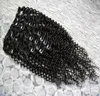 14quot 16quot 18quot 20quot 22quot 24quot kinky curly clip in Human Hair extensions 4b 4c Brazilian Human Hair 2967402