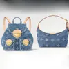 M46836 7A quality Designer denim Handbags Purses Large Capacity Shopping Bag Women men Totes Travel New Fashion Shoulder Bags Crossbody blue canvas sac Carry All