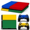 ملصقات لملصقات الجلد PS4 Console Vinyl Controle لغطاء PS4 Skin 4 + 2 Controllers ملصق الجلد ألغام ألفيك