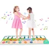 Venda crianças musical piano teclado dança tapete tapete com instrumentos sons educação precoce brinquedos crianças crianças presente 240226